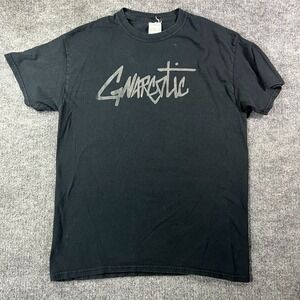 Gnarcotic Black OG Logo Graphic Tee Size M Mens Streetwear Skate Brand